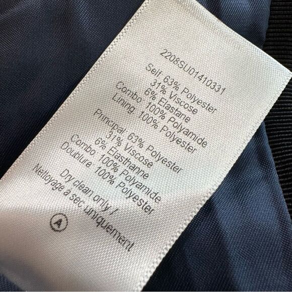 Veronica Beard Dickey Jacket Size 2 Double Breasted Satin Sleeve Gold Button - Picture 13 of 16